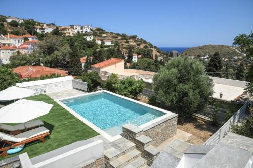 Steniai Villa | Andros Neoclassical Villa NP1926 with Private Pool