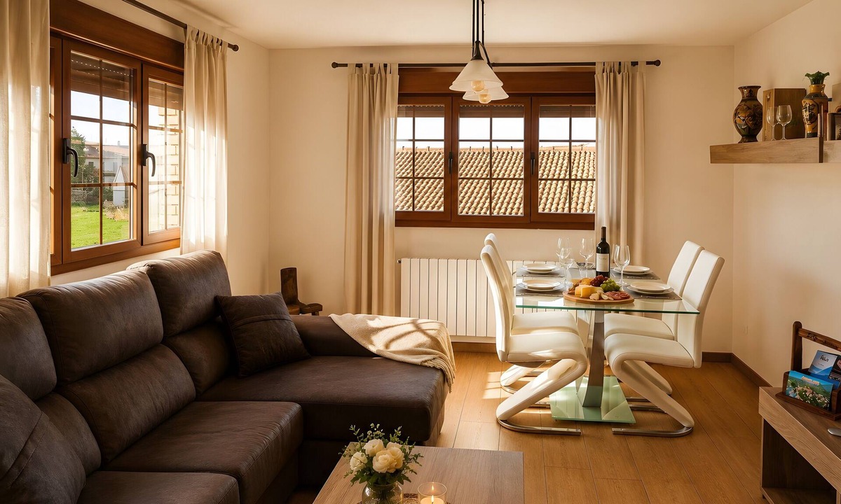 Abalos Apartment | Apartment 'El Guardaviñas Centenales' with Mountain View, Shared Terrace and Wi-Fi
