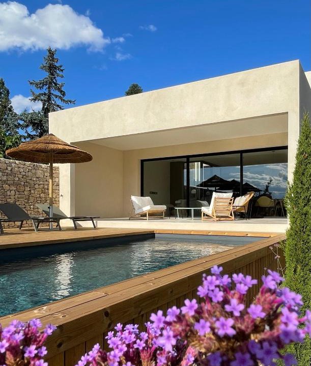 Pujaut Villa | Les Loges en Provence - Villa Contemporelle