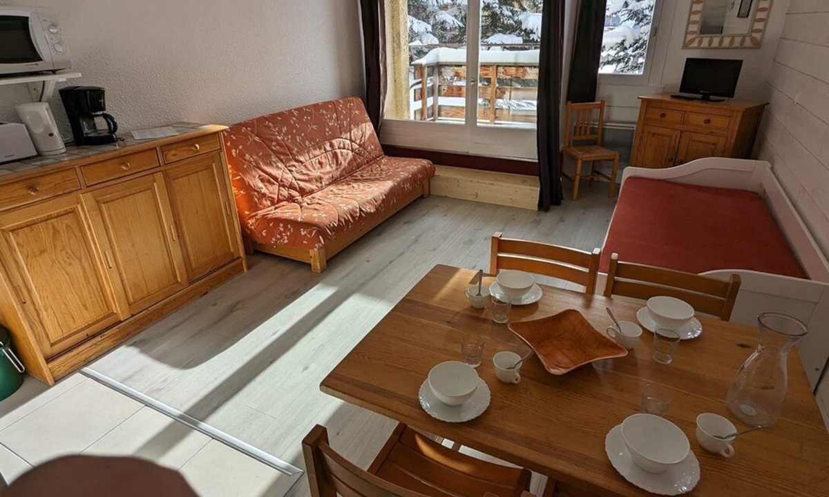 Orcieres-Merlette Apartment | Maxi studio 6 pers. n°48A a u ROND POINT DES PISTES