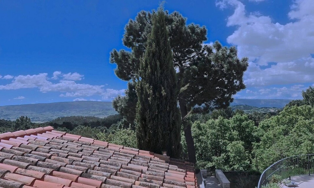 Roussillon Villa | Villa sur Belvédère Surplombant la Vallée du Luberon Dans les Ocres