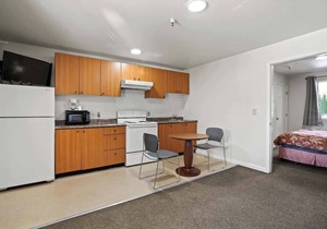 (Cozy studio, 1BED, 1BA, w/ kitchen)