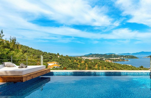 Agia Paraskevi Villa | 2B Luxurious Villa Io, With Private Pool And Stunningt Sea Views
