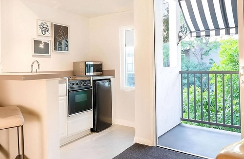 Norma Triangle Apartment | 4 Units, Spacious Two-Queen Suite with Balcony in Prime West Hollywood Location
