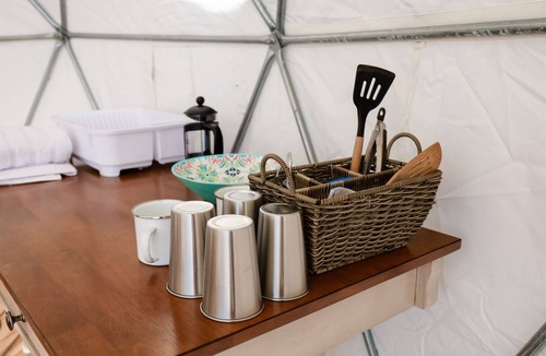 Fallbrook RV Rental | A Cozy Fireside Glamping Escape with Ridge Views