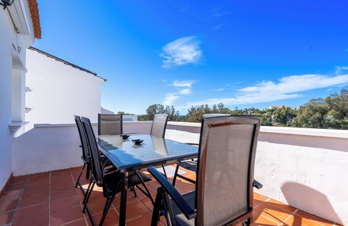 Urbanizacion Pinos Verdes Apartment | Amazing Seaview Penthouse 3BR in Unique Villa Finlandia Marbella, Cabopino