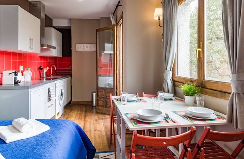 Navacerrada Apartment | Amazing studio with A/C (cool and heat) and internet located at Navacerrada town!