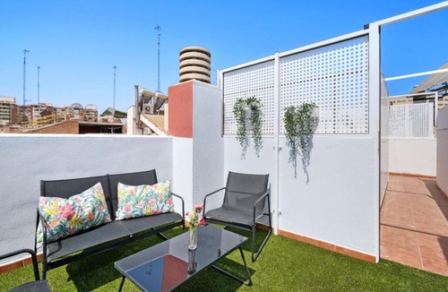 Perchel Sur Apartment | Apartamento terraza privada 2D. MALAGA CENTRO