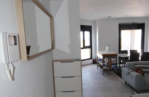 Santiago de la Ribera Apartment | Apartment Casa Senika near the sea with shared pool & Wi-Fi