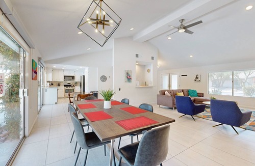 Sonora Sunrise House | Beautifully Remodeled Mid-Century Modern Home with Private Heated Pool & Spa