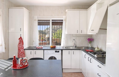 Comares Villa | Beautifully situated cosy country villa with pool. Pet friendly. Mountain views.