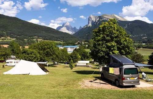 Lus-la-Croix-Haute House | Camping Champ la Chèvre* - Edelweiss cabin (without toilets) 4 people