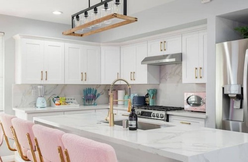 South of Conant House | Chic pool home + 6 mi to beach + sleeps 10
