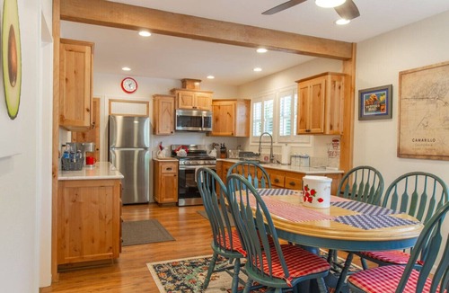 Camarillo House | Comfy Red Farmhouse gives you Rest and Relaxation