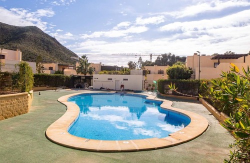 San Jose Apartment | Cosy apartment for 2 guests with pool, A/C, TV and patio