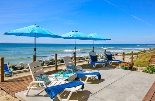 Oceanside House | Expansive 5-Bedroom Beachfront Estate, Private Sandy Yard, Stunning Ocean Views