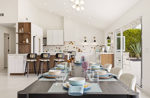 Palm Springs House | Front Row Golf Views | Pool & Hot tub