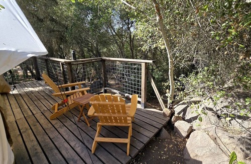 Fallbrook RV Rental | Incredible Modern Tented Cabin with Tiny Deck Surrounded by Nature in California