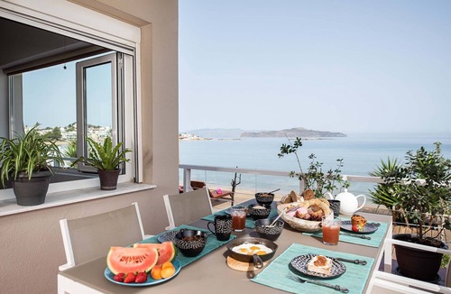 Agii Apostoli Villa | Luxury Beachfront Crete Villa | Villa Island Princess | 3 Bedrooms | Direct