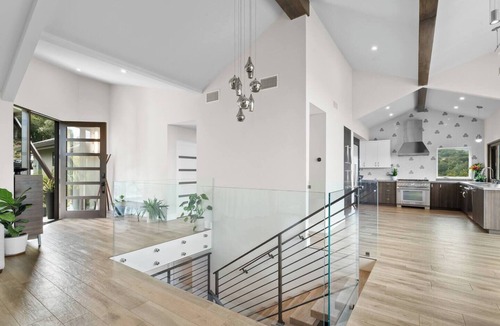 Los Gatos House | Modern oasis w/pool & expansive views of the Bay