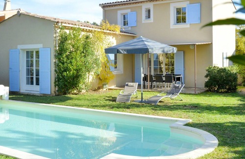 Saint-Saturnin-les-Apt House | Nice apartment in villa with WIFI, private pool, A/C, TV, terrace and pets allowed
