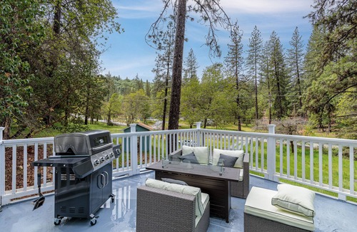 Placerville Cabin | Quiet & Modern Cabin Near Wineries - Fire Pit and BBQ