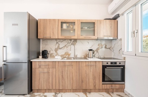 Karpathos Town Villa | Villa 'Punta Mare 3' with Mountain View, Wi-Fi and Air Conditioning