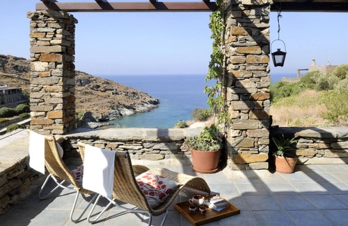 Pisses Villa | Villa Thymari, 4bedroom, waterfront, "private" beach, quiet location