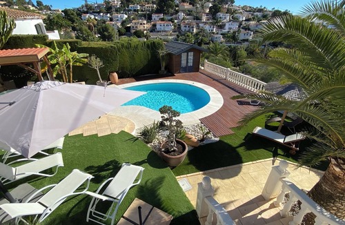 Fustera Villa | Villa with 3 double bedrooms, private pool, ocean view, close to the beach