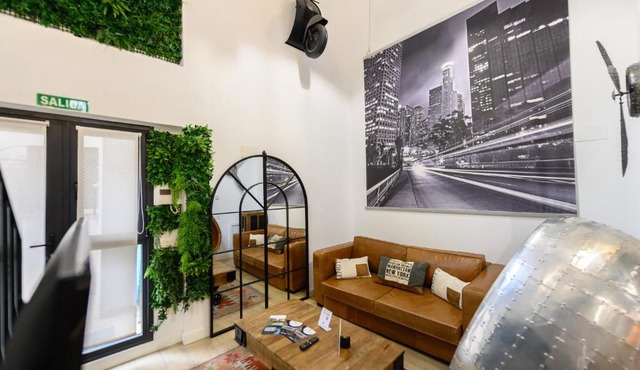 ALG310B - Amplio y moderno Loft con terraza privada en Madrid - Alquiler temporal