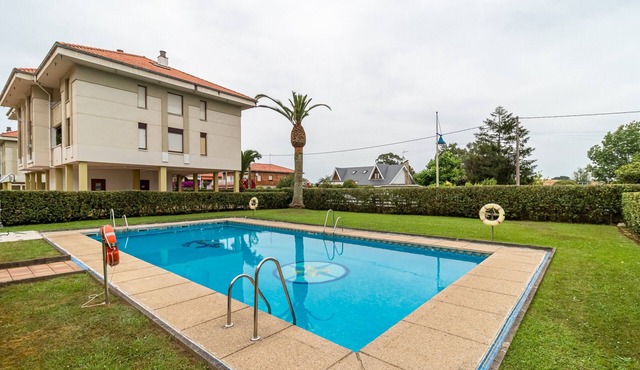Apartment 'La Ribera' with Mountain Views, Shared Pool, and Wi-Fi