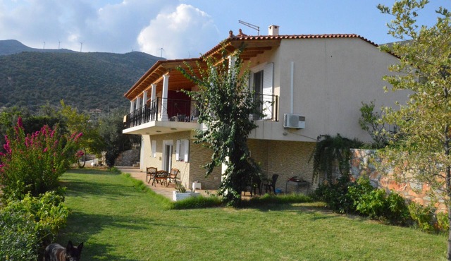 Beach Front Villa in Euboea with Superb View