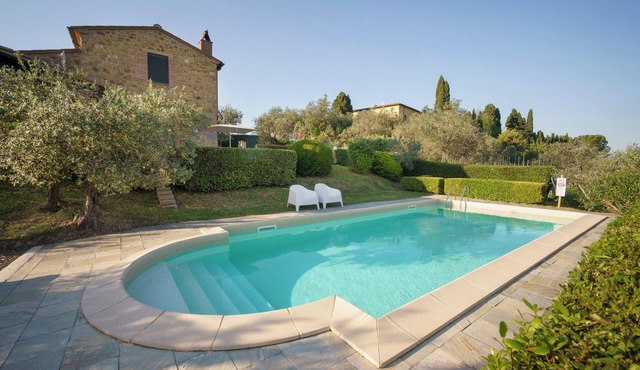 Beautiful pool villa with spectacular views of Volterra and plenty of privacy
