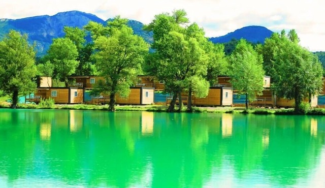 Camping Le Lac Bleu* - Loggia Premium mobile home 3 rooms for 4 people Air-conditioned