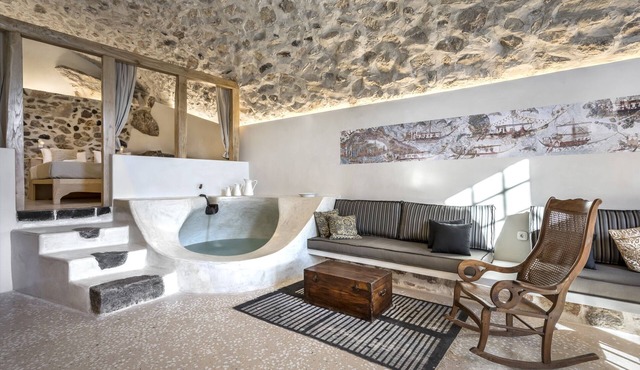 Canava Villas #1 with Private Pool@ Mediaval Village , Santorini