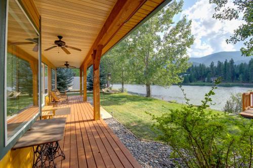 Clark Fork Riverfront Home w/Dock!