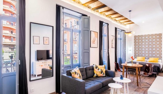Classy Studio Apartment with Unique Design