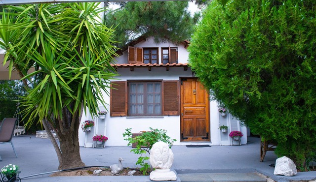 Detached beach house with large garden