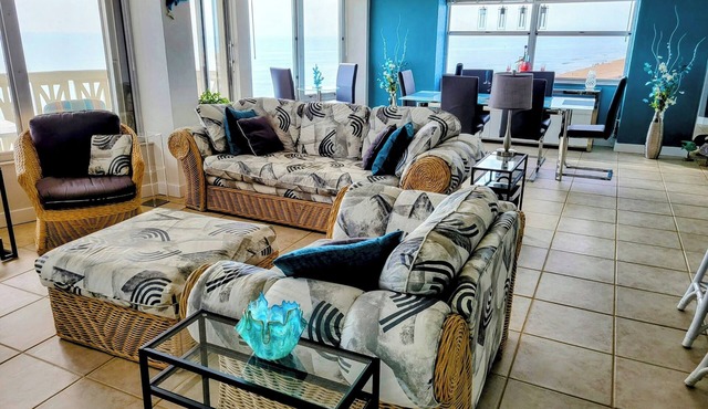 Direct Beach Front Luxury Contemporary Condo-Stunning Panoramic Ocean Views! in Ormond Beach