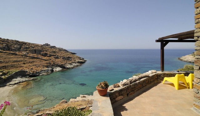Kea Tzia, beachfront, tranquil, secluded, luxury, beachfront, sea view, private