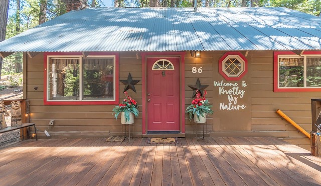 Knotty by Nature - Adorable Cabin on Private Road with Firepit! (winter only)