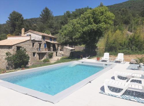 Mas en pleine Nature vue Montagnes Piscine & Jacuzzi