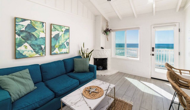 Pacific Villa #1 | Relaxing Oceanfront Patio Views