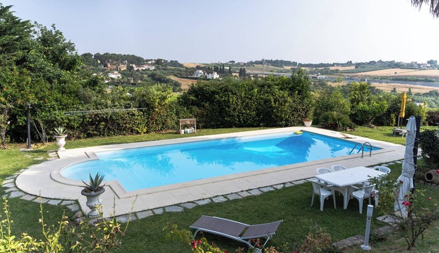 Prestigious apartment with two double bedrooms in a Relais with a pool in Emilia-Romagna