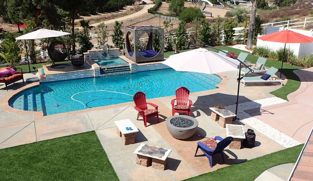 Romantic Villa Pool Surrounded by Wineries