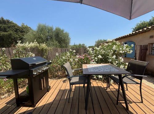 Studio 2p, climatisé, terrasse, parking - Les Olivades