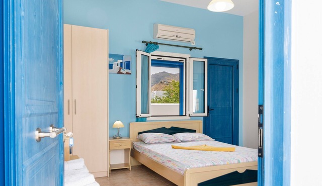 Studio Apartment 'Studios Ninemia Serifos 2' with Sea View, Wi-Fi and Air Conditioning