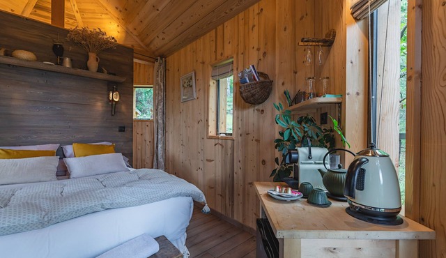 Treehouse 2 people - spa & pool - exceptional view