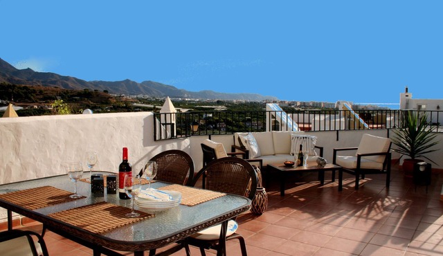 Villa 'Casablanca 7 Nerja' with Sea View, Wi-Fi and Air Conditioning