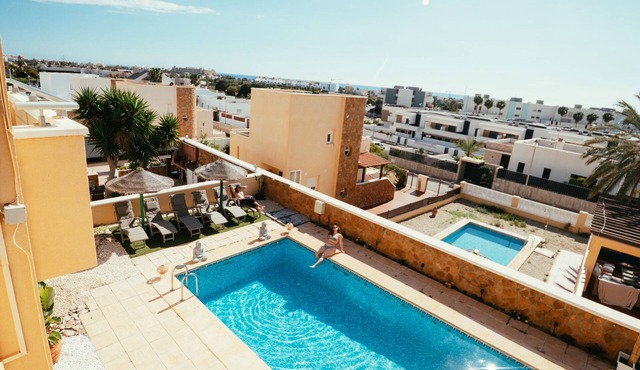 Villa Dahi Almerimar with Private Pool, Bar, Barbeque and Panoramic Sea Views